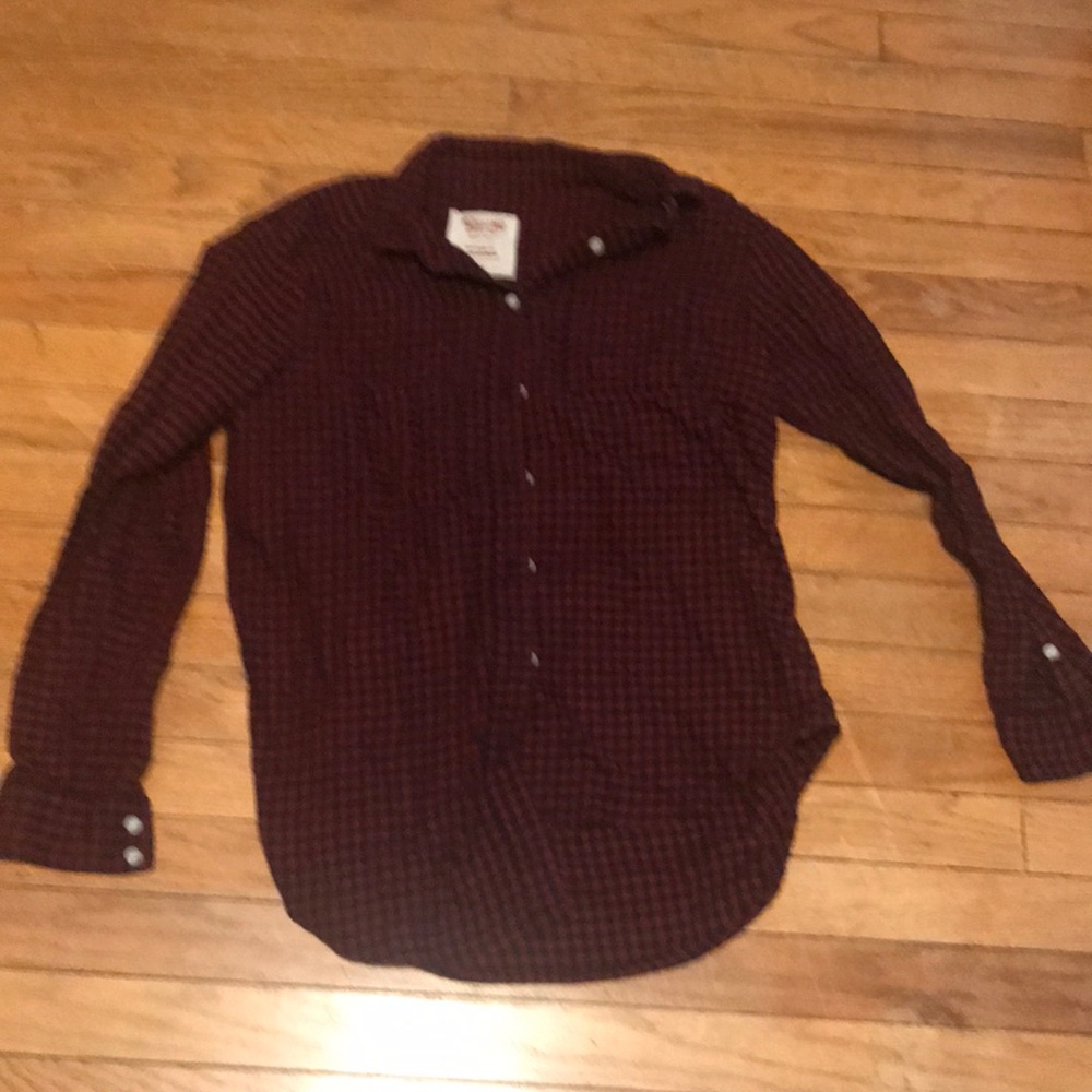 Flannel checked shirt